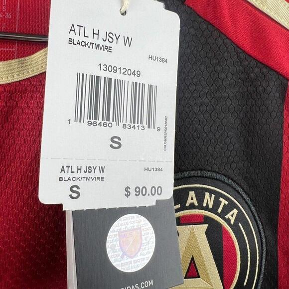 NWT Adidas 22/23 MLS Atlanta United FC Home Womens Replica Soccer Jersey 90$ S - Picture 6 of 7